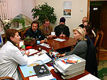 Специальный посол комиссии ЮНЕСКО «Образование для детей в беде» д-р Уте-Хенриетта Оофен (Германия) и д-р Маркус Ергер (Швейцария) в Минске 5-6 ноября 2007 г.