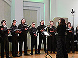 
Сольный концерт православного молодёжного хора «Salutaris» в минской филармонии.  
